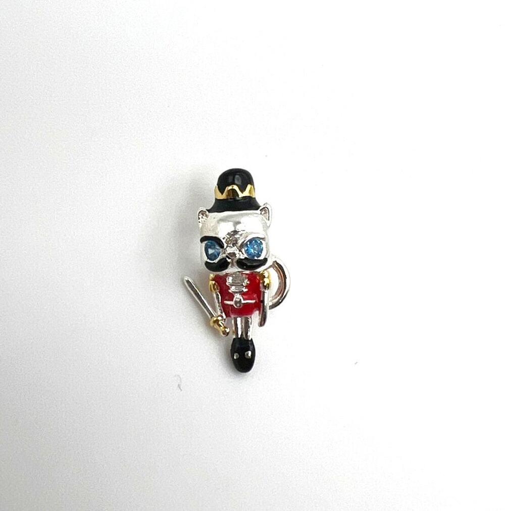 New Cat Nutcracker Soldier Charm for European Bracelet